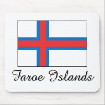 Faroe Islands Flag Design mousepads by flagshirt Faroe Islands Flag Design mousepads