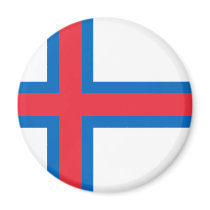 Faroe Islands Flag FO Fridge Magnets