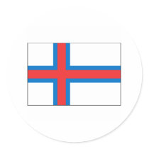 Faroe Islands FLAG International Stickers
