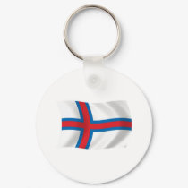 Faroe Islands Flag Keychain by LivingFlags2 Faroe Islands Flag Keychain