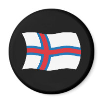 Faroe Islands Flag Magnet by livingflags Faroe Islands Flag Magnet