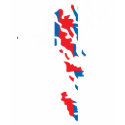 Faroe Islands flag map t-shirts by FlagStore Faroe Islands flag map t-shirts