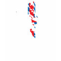 Faroe Islands flag map t-shirts by FlagStore Faroe Islands flag map t-shirts