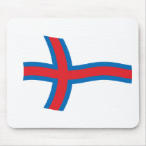 Faroe Islands Flag Mousepad by livingflags Faroe Islands Flag Mousepad
