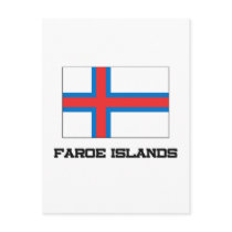Faroe Islands Flag postcards by tshirtshirts Faroe Islands Flag postcards