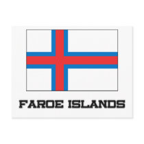 Faroe Islands Flag postcards by tshirtshirts Faroe Islands Flag postcards