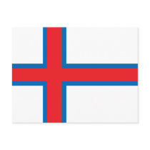 Faroe Islands Flag postcards by coolcountry Faroe Islands Flag postcards