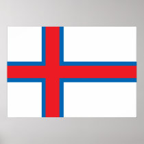 Faroe Islands Flag Posters
