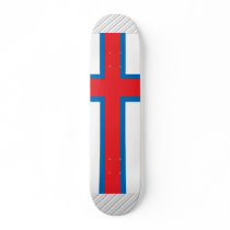 Faroe Islands Flag skateboards by coolcountry Faroe Islands Flag skateboards