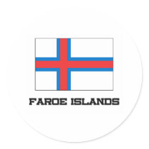 Faroe Islands Flag stickers by tshirtshirts Faroe Islands Flag stickers