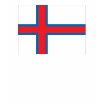 Faroe Islands Flag Tshirts by coolcountry