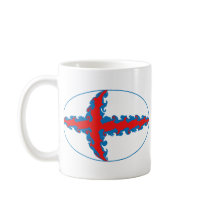 Faroe Islands Gnarly Flag Mug by Flagnostic Faroe Islands Gnarly Flag Mug