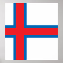 Faroe Islands High quality Flag Posters
