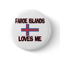 Faroe Islands Loves Me buttons by flagshirt Faroe Islands Loves Me buttons