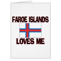 Faroe Islands Loves Me cards by flagshirt Faroe Islands Loves Me cards