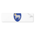 Faroe Islands Official Coat Of Arms Heraldry bumper stickers by inquester Faroe Islands Official Coat Of Arms Heraldry bumper stickers