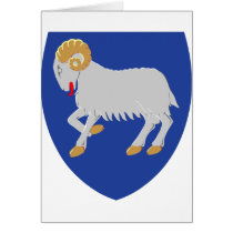 Faroe Islands Official Coat Of Arms Heraldry cards