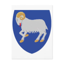 Faroe Islands Official Coat Of Arms Heraldry postcards