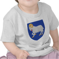 Faroe Islands Official Coat Of Arms Heraldry t-shirts by inquester Faroe Islands Official Coat Of Arms Heraldry t-shirts