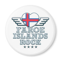 Faroe Islands Rock v2 Refrigerator Magnet