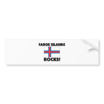 Faroe Islands Rocks bumper stickers by flagshirt Faroe Islands Rocks bumper stickers