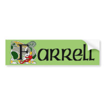 Farrell Celtic Dragon Bumper Sticker bumper stickers