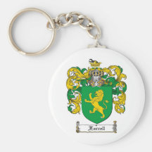 FARRELL FAMILY CREST -  FARRELL COAT OF ARMS KEYCHAIN