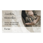 Farrier horseshoeing business card business cards