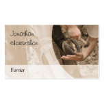 Farrier horseshoeing business card business cards