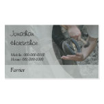 Farrier horseshoeing business card business cards