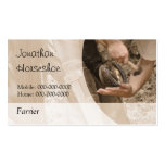 Farrier horseshoeing business card business cards