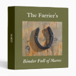 Farrier Lucky Horseshoe Binders Full of Mares