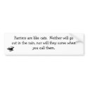 Farriers and Cats bumper sticker bumper stickers by travelersbeware Farriers and Cats bumper sticker bumper stickers