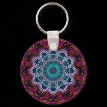 Farsiris Mandala Keychain by webgrrl Farsiris Mandala Keychain