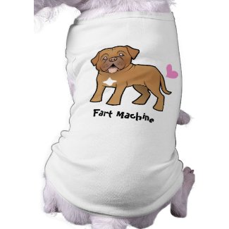 Dogue De Bordeaux Fart Machine Pet Apparel Funny Dogue De Bordeaux Fart Machine Pet Apparel