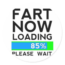 Fart Now Loading Sticker