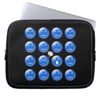 Farting Faces laptop sleeve laptop sleeves