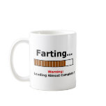 farting full coffee mug