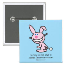 Farting is Fun Pinback Buttons