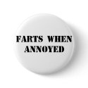 Farts When Annoyed buttons