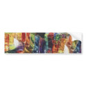"Fascination" Watercolor of Art Glass bumper stickers by PaulJacksonart "Fascination" Watercolor of Art Glass bumper stickers