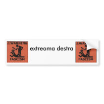 fascism, fascism, extreama destra bumper stickers