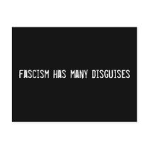 fascism has many disguises postcards