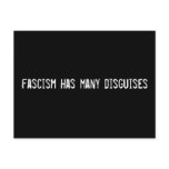 fascism has many disguises postcards