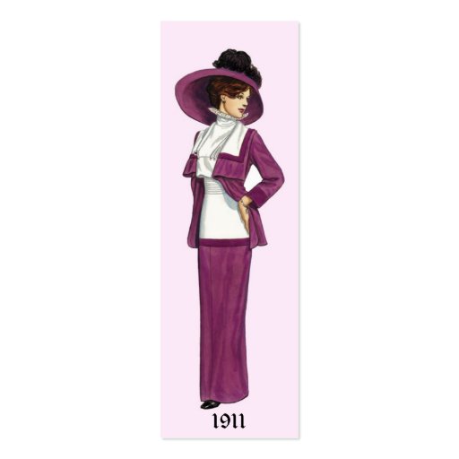 Fashion 1911 business cards (front side)
