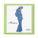 Fashion 1934 Magnet