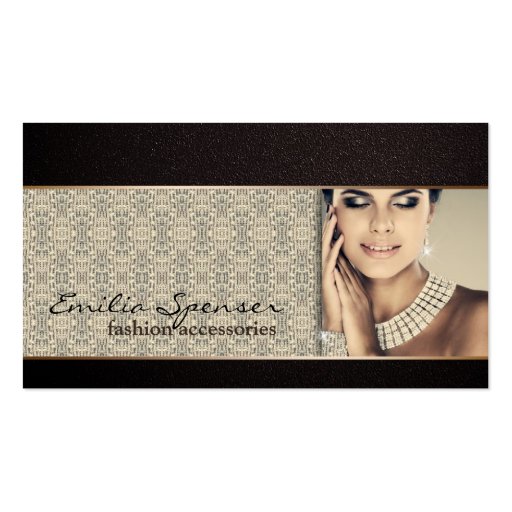 Fashion Accessories & Jewelery Business Card