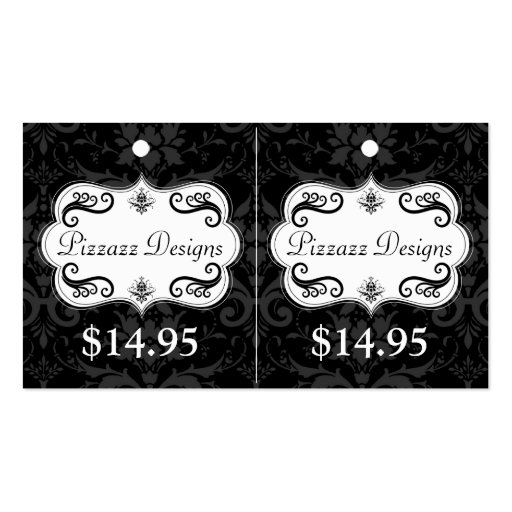 Fashion Accessory Hang Tags Business Card (front side)