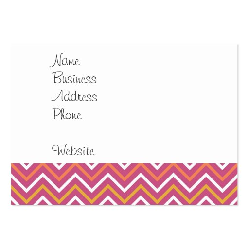 Fashion Always in Style 1900s Women on Chevron Business Card