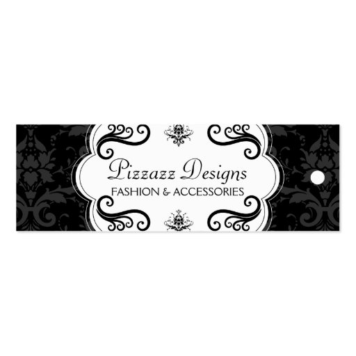 Fashion and Accessory Boutique Hang Tags Business Cards (front side)